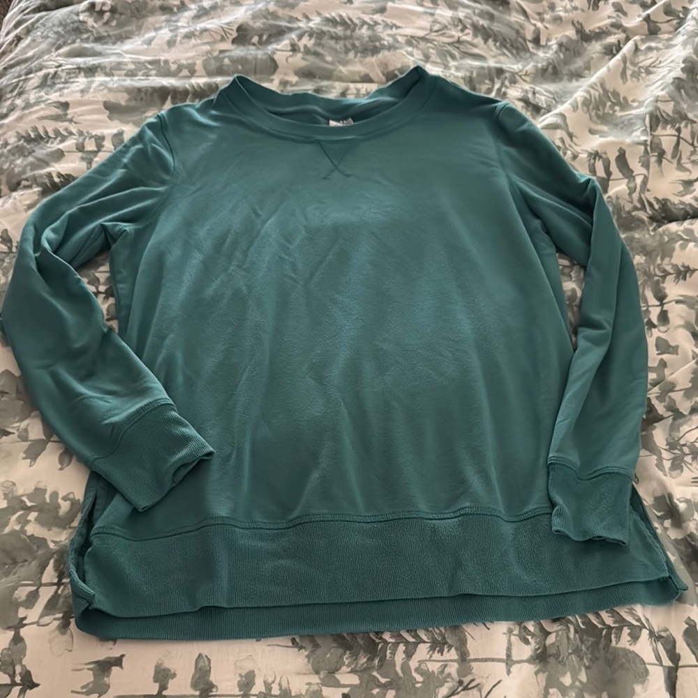 Jockey Green Relaxed Boxy Sweatshirt